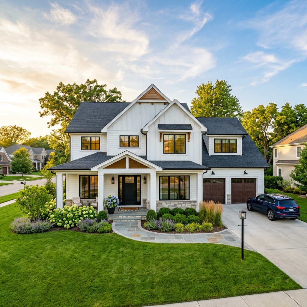 Beautiful mortgage house